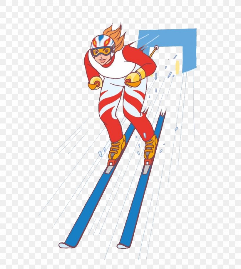 Skiing Snowman Illustration, PNG, 917x1024px, Skiing, Art, Athlete, Cartoon, Clothing Download Free