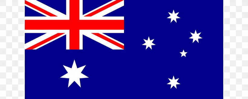 The Australian National Flag Canton Flag Of Australia, PNG, 2500x1000px, Australia, Area, Australian National Flag, Australian Red Ensign, Blue Download Free