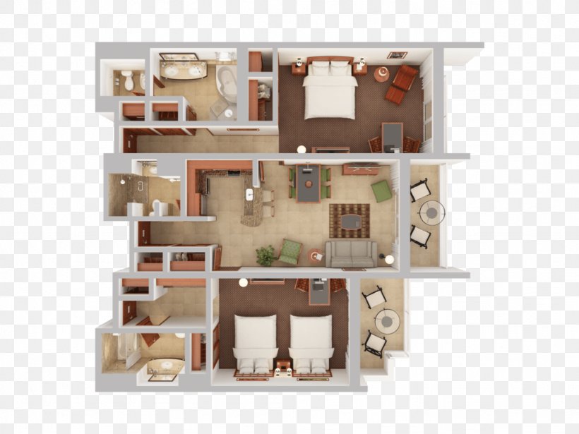 3D Floor Plan House Plan Bedroom, PNG, 1024x768px, 3d Floor Plan, Floor Plan, Bathroom, Bedroom, Building Download Free