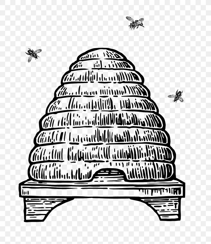 Bee Drawing, PNG, 768x949px, Bee, Art, Beehive, Black And White, Brand Download Free