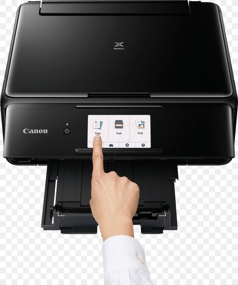 Canon PIXMA TS8050 Series Inkjet Printing Multi-function Printer, PNG, 1489x1781px, Canon, Color Printing, Dots Per Inch, Electronic Device, Electronics Download Free