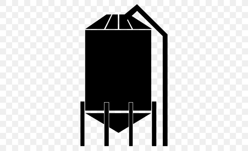 Silo Vector Graphics Illustration Clip Art Image, PNG, 500x500px, Silo, Agriculture, Black, Black And White, Brand Download Free