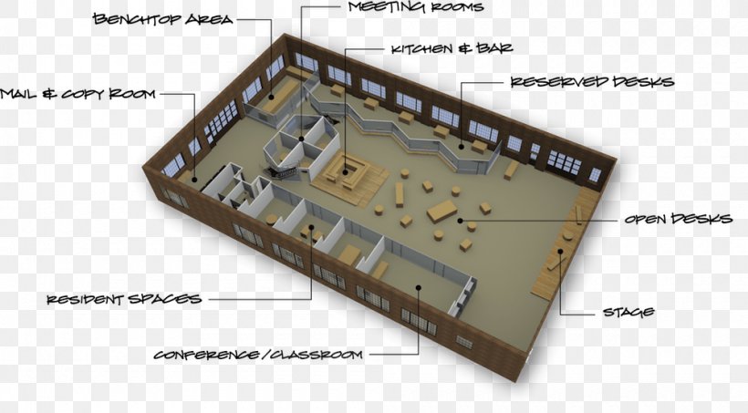 MatchBOX Coworking Studio 3D Printing Space Conference Centre, PNG, 1000x553px, 3d Computer Graphics, 3d Floor Plan, 3d Printing, Coworking, Business Download Free