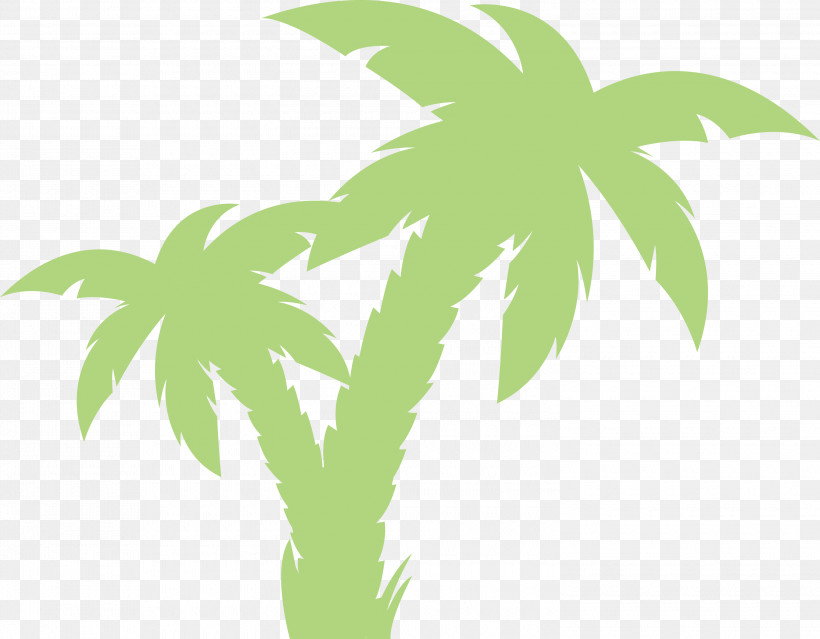 Palm Trees, PNG, 3000x2340px, Palm Trees, Biology, Branch, Green, Lawn Download Free