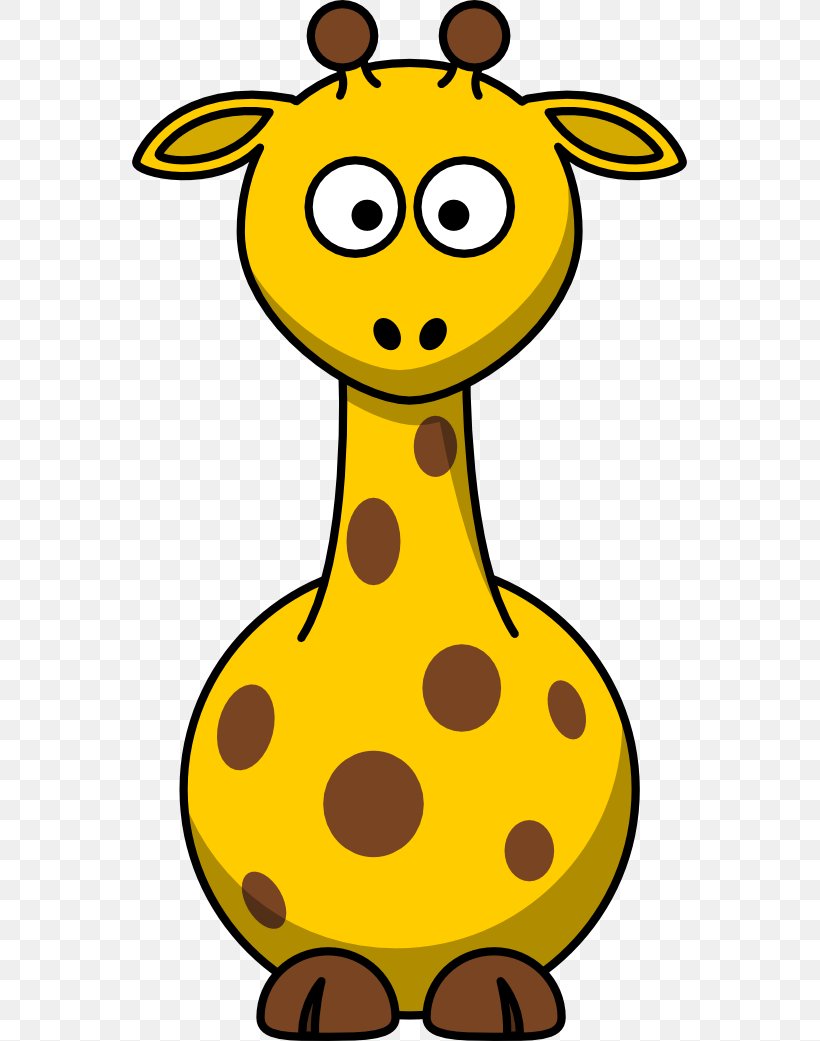 Giraffe Cartoon Drawing Clip Art, PNG, 555x1041px, Giraffe, Art, Artwork, Black And White, Cartoon Download Free