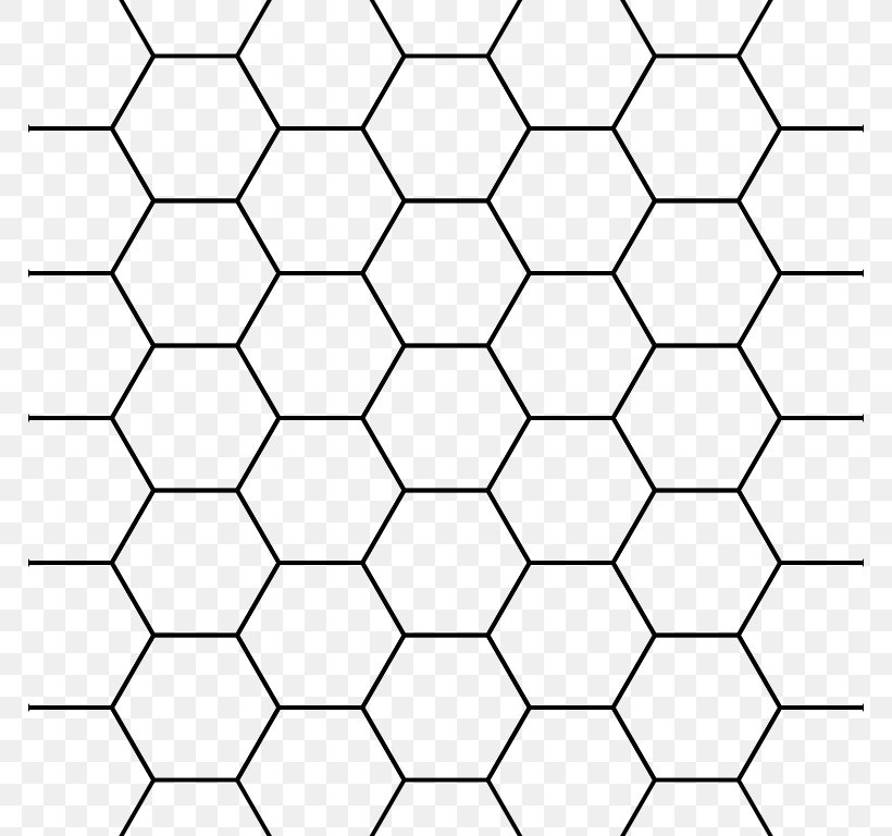Honeycomb Conjecture Hexagonal Tiling Tessellation, PNG, 768x768px, Honeycomb Conjecture, Area, Black And White, Circle Packing, Geometry Download Free