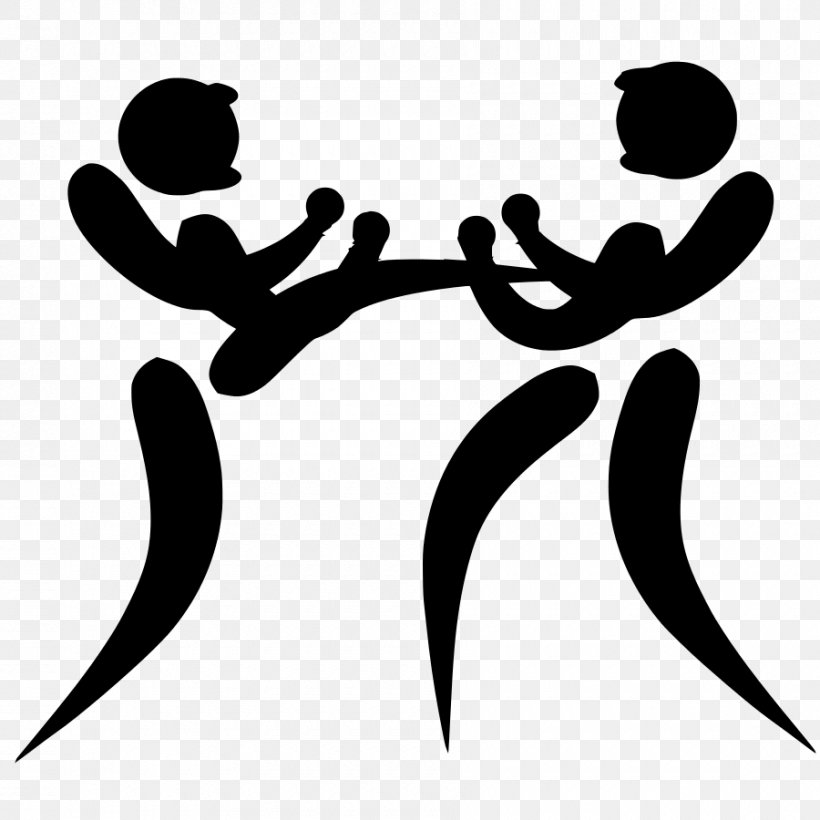 Kickboxing At The 2007 Asian Indoor Games Pictogram Sport, PNG, 900x900px, Asian Indoor Games, Black, Black And White, Contact Sport, Full Contact Karate Download Free
