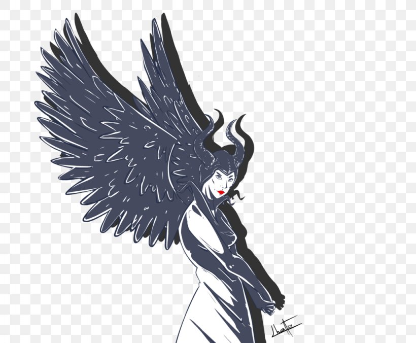 Maleficent Bird Of Prey Feather, PNG, 1024x845px, Maleficent, Anglerfish, Badminton, Beak, Bird Download Free
