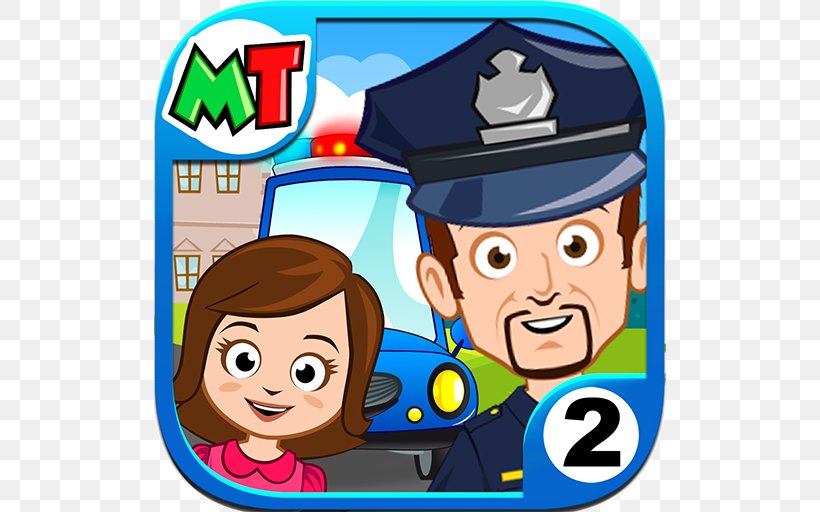My Town : Police Station My Town : Home Dollhouse My Town : Hospital My Town : Wedding My Town : Best Friends' House, PNG, 512x512px, My Town Police Station, Android, App Store, Area, Cartoon Download Free