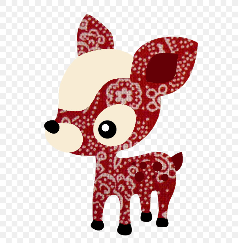 Polka Dot, PNG, 675x837px, Chihuahua, Animal Figure, Cartoon, Deer, Fawn Download Free