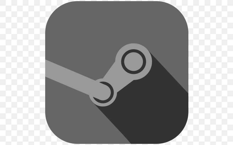 Steam Video Game Linux, PNG, 512x512px, Steam, Black And White, Downloadable Content, Game, Linux Download Free