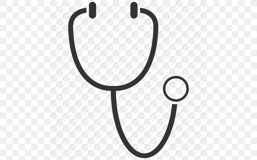 Stethoscope Physician Medicine, PNG, 512x512px, Stethoscope, Black And White, Cardiology, Health Care, Hospital Download Free