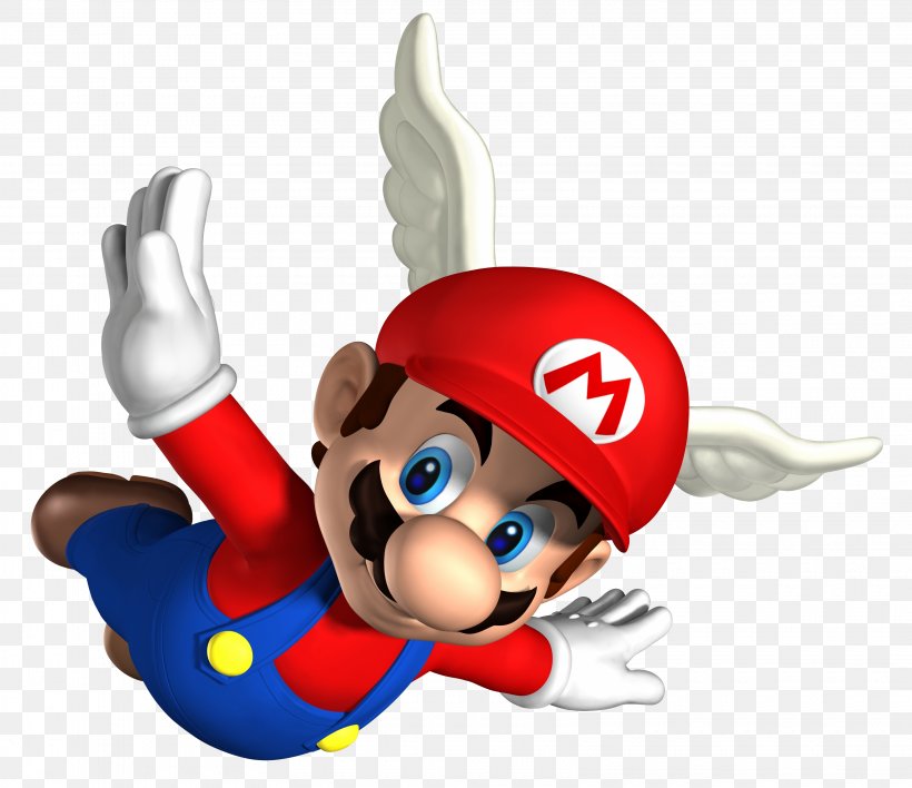 Super Mario 64 Super Mario 3D Land Mario Bros. Luigi, PNG, 3240x2800px, Super Mario 64, Cartoon, Fictional Character, Figurine, Luigi Download Free