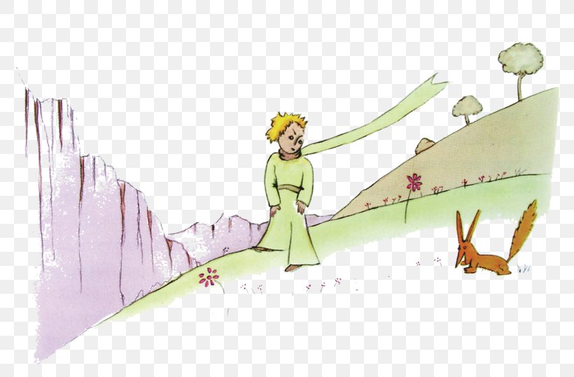 The Little Prince Book Essay Tame Animal Fox, PNG, 797x539px, Watercolor, Cartoon, Flower, Frame, Heart Download Free