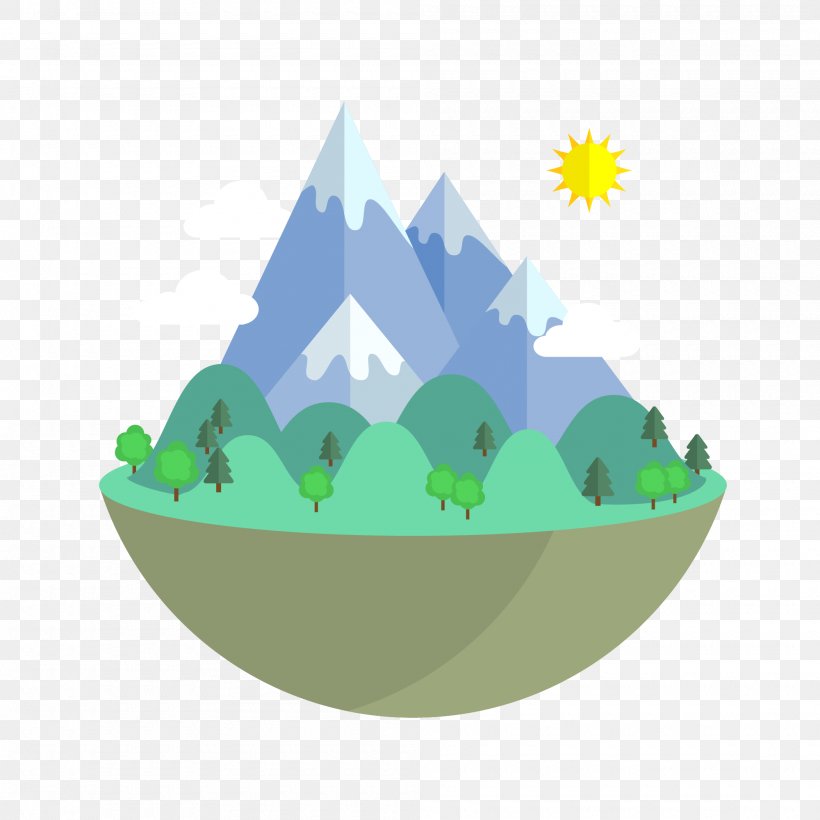 Vector Graphics Illustration Flat Design Image, PNG, 2000x2000px, Flat Design, Cartoon, Drawing, Grass, Green Download Free