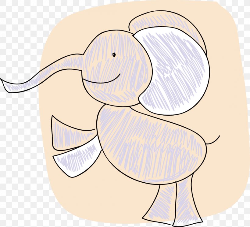 Elephant Cartoon Illustration, PNG, 1100x996px, Watercolor, Cartoon, Flower, Frame, Heart Download Free