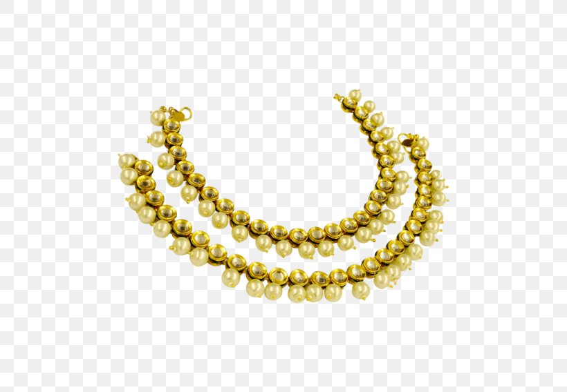Pearl Earring Necklace Jewellery Gold, PNG, 568x568px, Pearl, Anklet, Bead, Body Jewellery, Body Jewelry Download Free