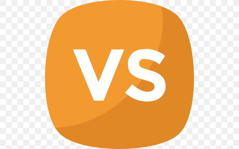 Vs Icon, PNG, 512x512px, Symbol, Brand, Desktop Environment, Logo, Orange Download Free