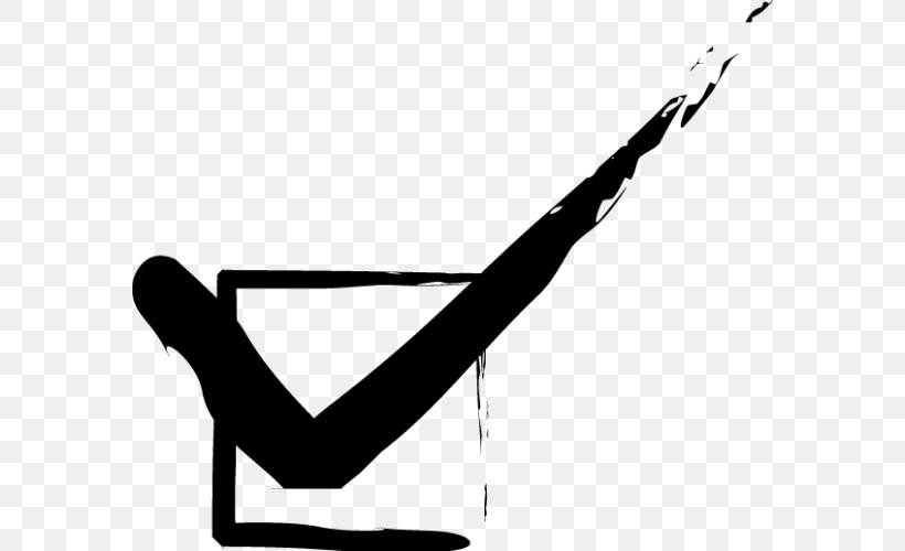 Checklist Web Browser Clip Art, PNG, 580x500px, Checklist, Arm, Black, Black And White, Election Download Free