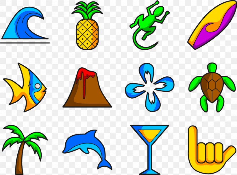 Hawaii Symbol Surfing Icon, PNG, 1200x886px, Hawaii, Artwork, Beach, Flat Design, Hawaiian Download Free