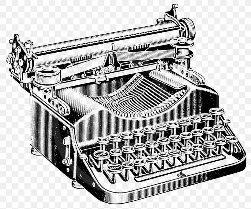 Paper Typewriter Drawing Vintage Clothing, PNG, 1150x960px, Paper, Antique, Art, Drawing, Office Equipment Download Free