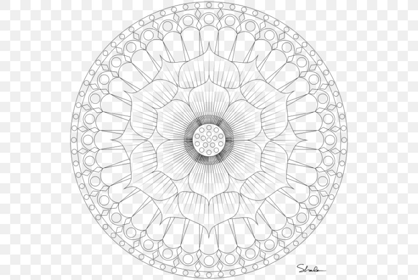 Mandala Coloring Book Star Of David Tibetan Buddhism Pattern, PNG, 550x550px, Mandala, Adult, Area, Black And White, Book Download Free