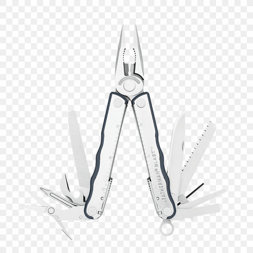 Multi-function Tools & Knives Leatherman Knife Blade BLAST, PNG, 1000x1000px, Multifunction Tools Knives, Black And White, Blade, Blast, Handle Download Free