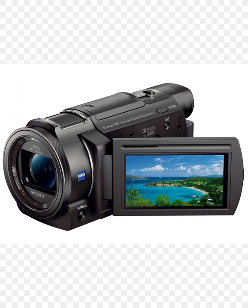 Sony Handycam FDR-AX33 4K Resolution Video Cameras, PNG, 865x1075px, 4k Resolution, Sony Handycam Fdrax33, Camera, Camera Lens, Cameras Optics Download Free