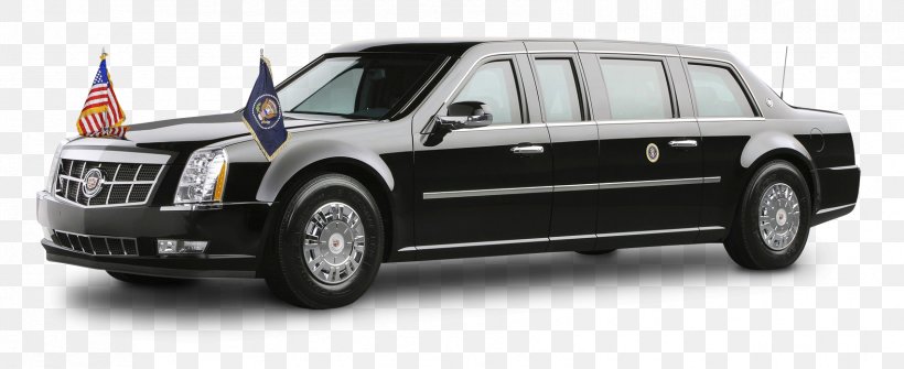 United States Cadillac DTS Presidential State Car, PNG, 1704x698px, Car, Automotive Design, Automotive Exterior, Automotive Tire, Barack Obama Download Free