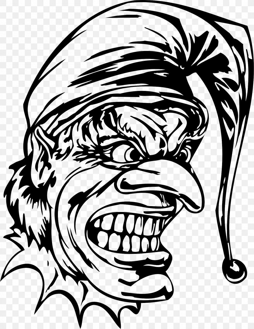 Evil Clown Clip Art, PNG, 1513x1957px, Clown, Art, Artwork, Black, Black And White Download Free