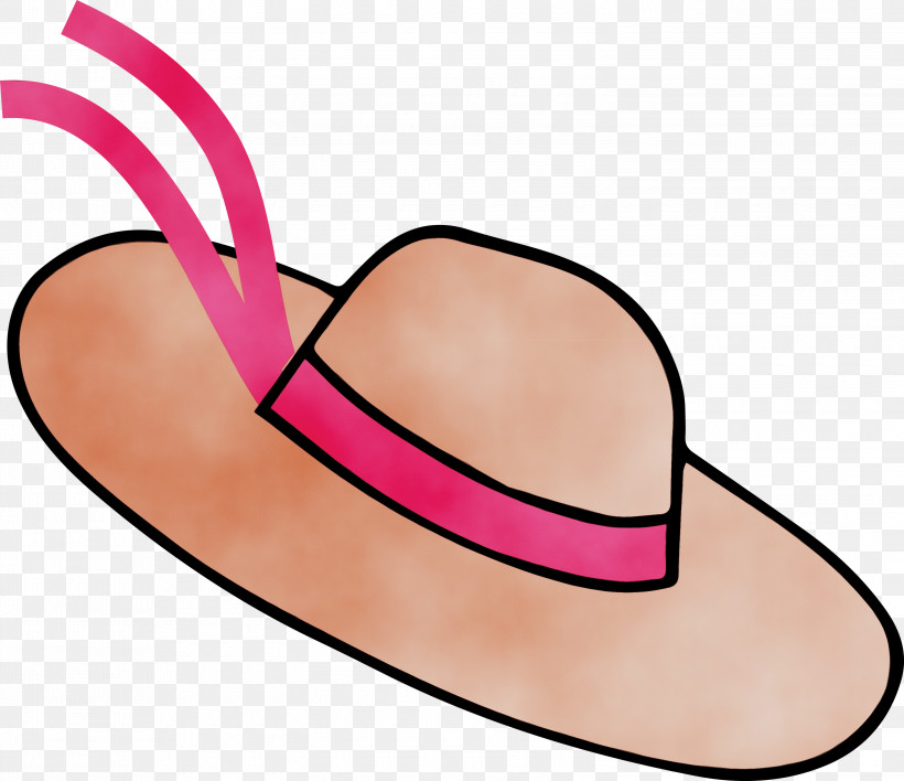 Hat Shoe Sandal Pink M Line, PNG, 3000x2593px, World Tourism Day, Hat, Line, Paint, Pink M Download Free