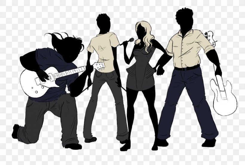 Rock Band Musical Ensemble Silhouette Jazz Band, PNG, 1576x1064px, Watercolor, Cartoon, Flower, Frame, Heart Download Free