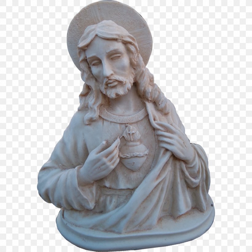 Statue Sacred Heart Christianity Christian Cross Bust, PNG, 1024x1024px, Statue, Bust, Christian Cross, Christianity, Classical Sculpture Download Free