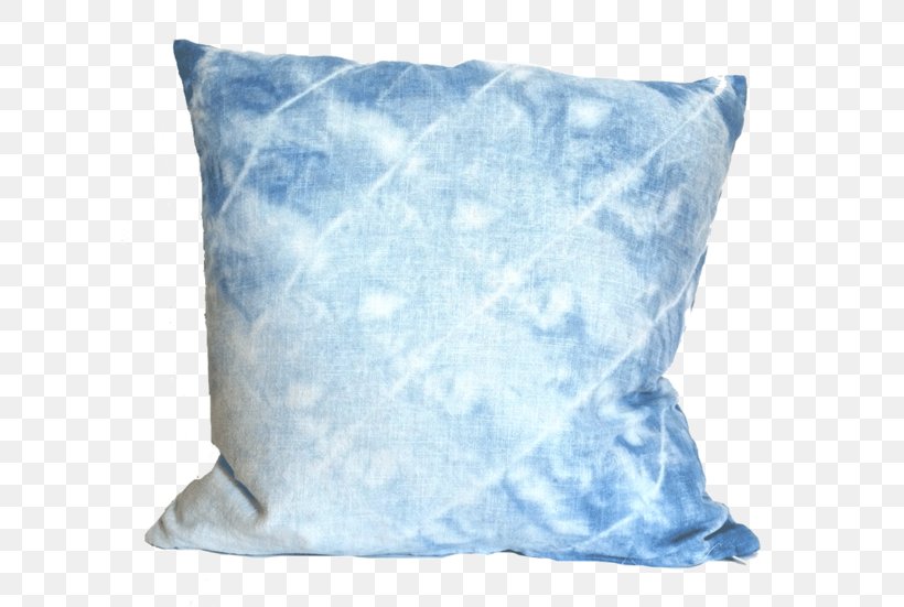 Throw Pillows Cushion Couch Tie-dye, PNG, 600x551px, Pillow, Blue, Couch, Cushion, Dye Download Free
