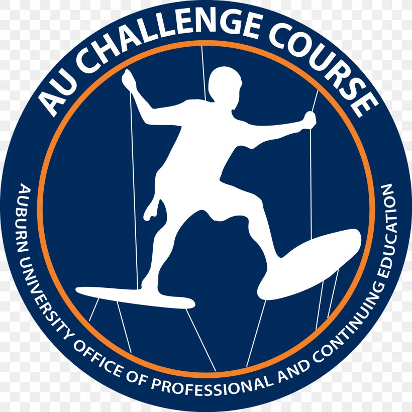 Auburn University Challenge Course Logo Organization Brand Emblem, PNG, 1833x1833px, Logo, Area, Auburn, Blue, Brand Download Free