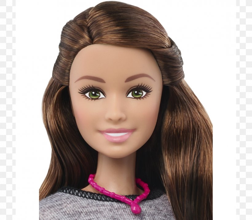 barbie fashionistas brown hair