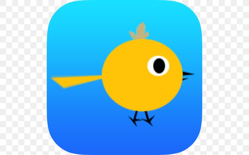 Bird Cartoon Beak Yellow Clip Art, PNG, 512x512px, Bird, Artwork, Beak, Cartoon, Microsoft Azure Download Free