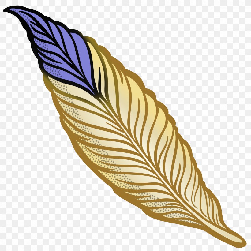 Bird Feather Quill Clip Art, PNG, 2400x2400px, Bird, Coloring Book, Drawing, Feather, Plume Download Free