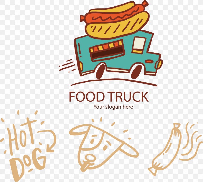 Hot Dog Fast Food Take-out Illustration, PNG, 1102x987px, Hot Dog, Brand, Fast Food, Food, Label Download Free