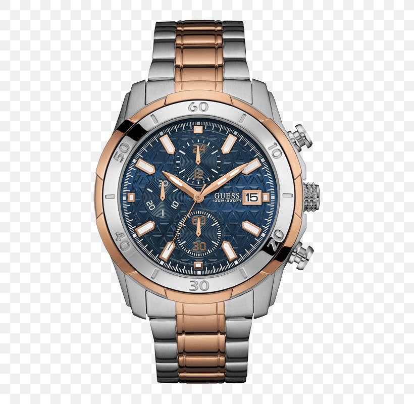 Analog Watch Guess Chronograph Watch Strap, PNG, 800x800px, Watch, Analog Watch, Bracelet, Brand, Brown Download Free