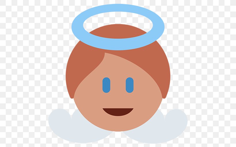 Emoji Angel Infant Smile Symbol, PNG, 512x512px, Emoji, Angel, Cartoon, Cheek, Child Download Free