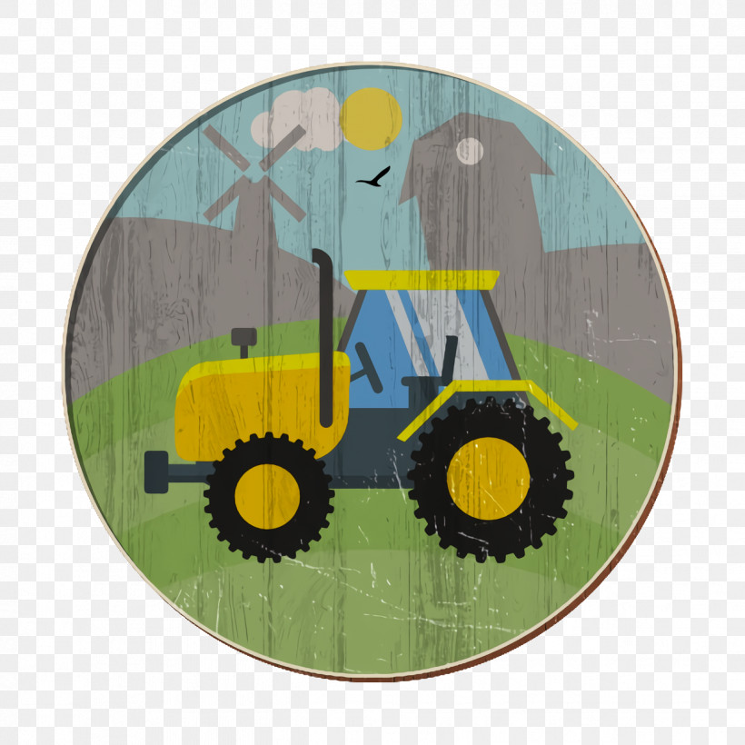 Tractor Icon Landscapes Icon, PNG, 1238x1238px, Tractor Icon, Agriculture, Combine Harvester, Computer, Crop Download Free