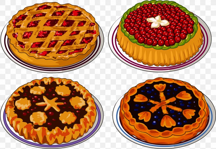 Apple Pie Tart Cherry Pie Blueberry Pie Strawberry Pie, PNG, 2244x1544px, Apple Pie, Apple, Baked Goods, Baking, Blueberry Pie Download Free