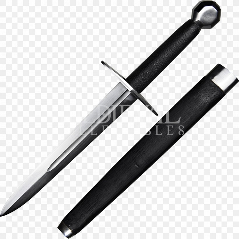 Bowie Knife Rondel Dagger Sword, PNG, 850x850px, Bowie Knife, Blade, Buckler, Cold Weapon, Crossguard Download Free