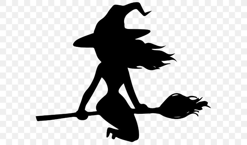 Clip Art Witchcraft Silhouette Illustration, PNG, 592x480px, Witchcraft,  Art, Black, Black And White, Blackandwhite Download Free