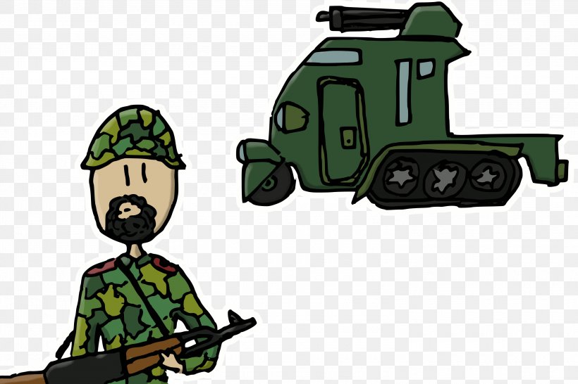 Military Weapon Car Soldier Motor Vehicle, PNG, 3000x2000px, Military, Car, Cartoon, Character, Fiction Download Free
