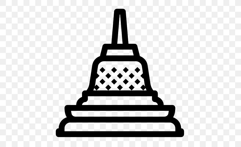 Borobudur Temple, PNG, 500x500px, Borobudur, Artwork, Black, Black And White, Brand Download Free