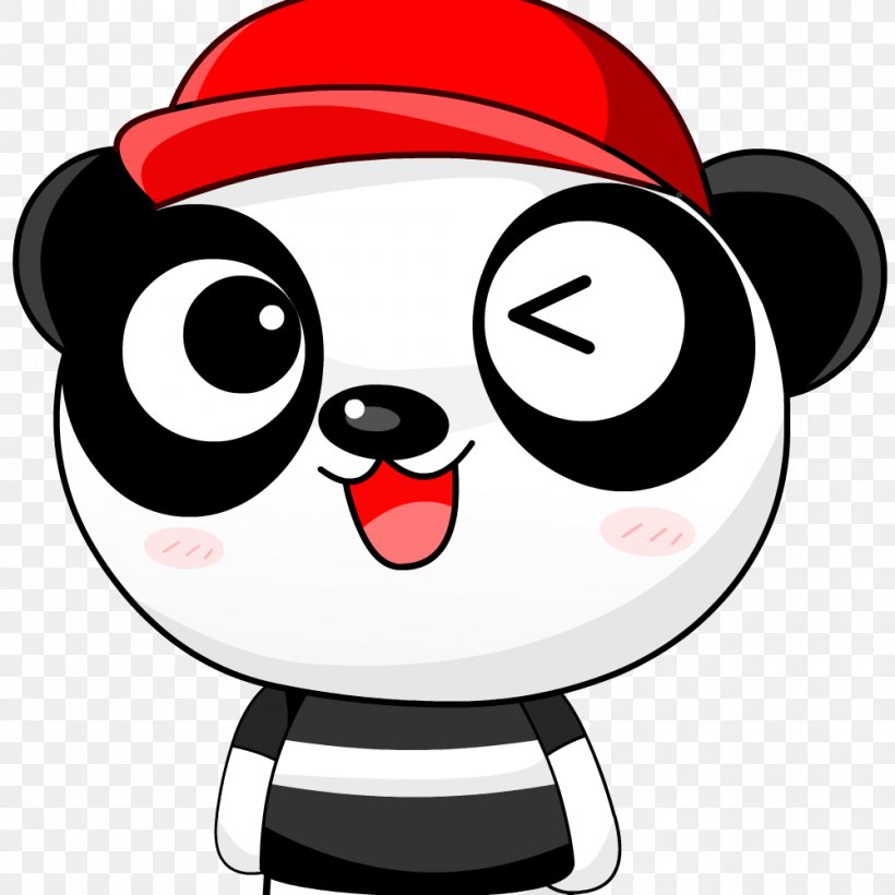 Giant Panda Child Japanese Cartoon Avatar, PNG, 1000x1000px, Giant Panda, Animaatio, Artwork, Avatar, Cartoon Download Free