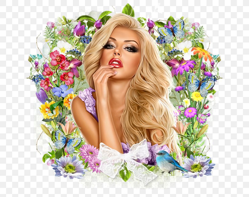 GIF Beauty Floral Design Idea, PNG, 650x650px, Beauty, Blog, Blond, Brown Hair, Fashion Download Free