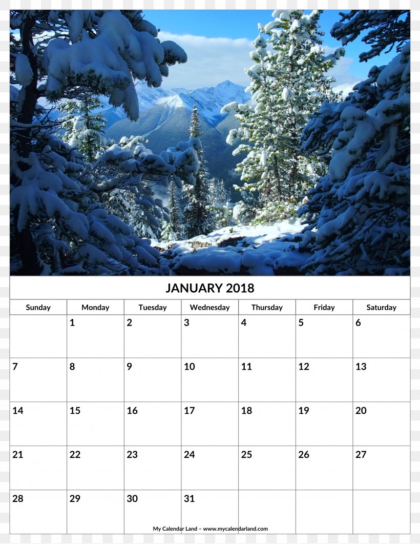 Banff Lake Louise Calendar Winter Solstice, PNG, 2550x3300px, 2017, 2018, Banff, Banff National Park, Calendar Download Free